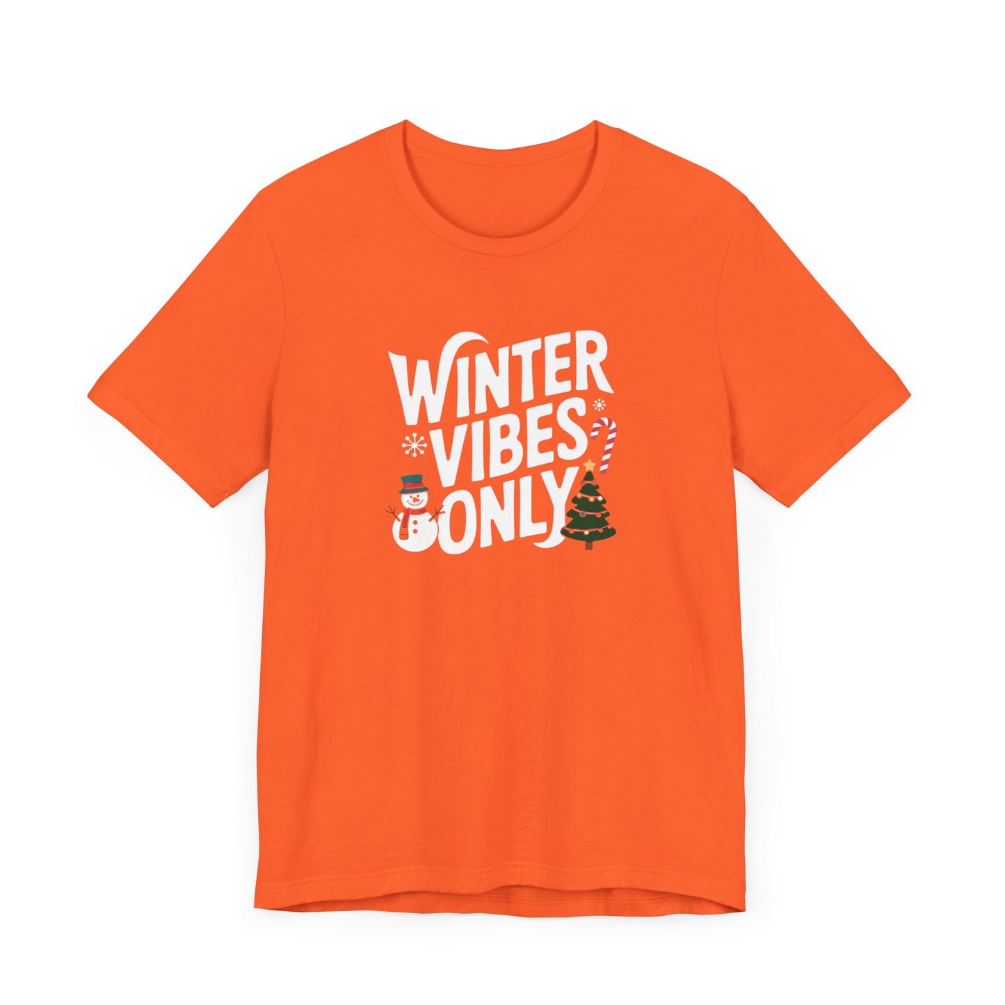 men & women christmas t-shirt. winter vibes. unisex christmas t-shirt.