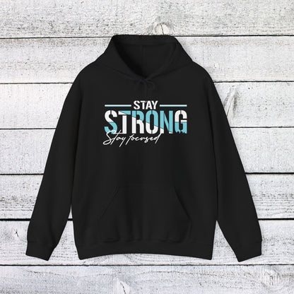 Unisex Heavy Blend™ Hooded Sweatshirt - Stay Strong - Simple Motivation Design