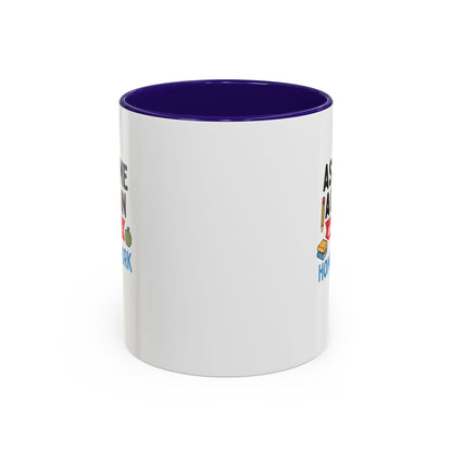 Colorful 'Ask Me Again, It's Homework' Mug - Perfect for Students. Teachers with Attitude.