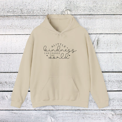 Unisex Heavy Blend™ Hooded Sweatshirt - A Little Kindness Can Change the World - Positive Quote