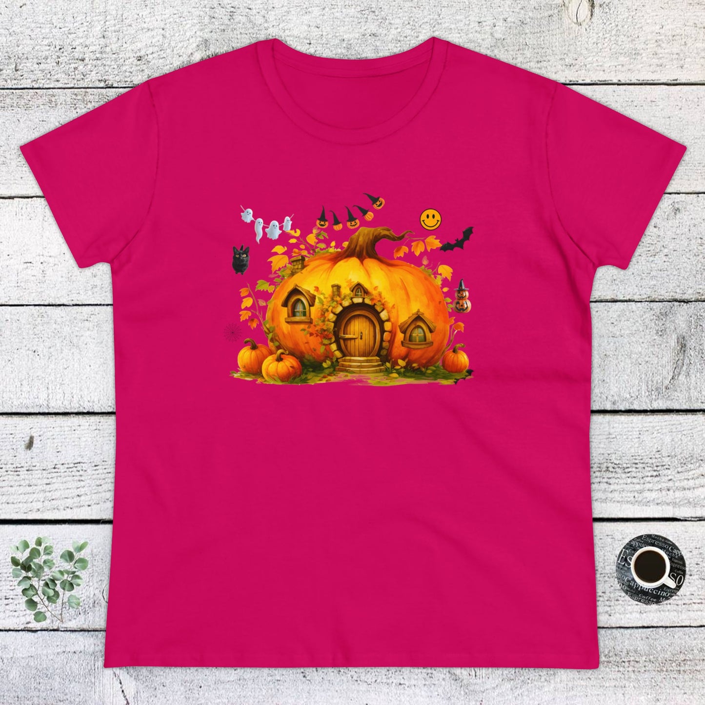 women halloween t-shirt, women's tee, pumpkins, funny, halloween gift