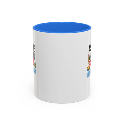 Colorful 'Ask Me Again, It's Homework' Mug - Perfect for Students. Teachers with Attitude.