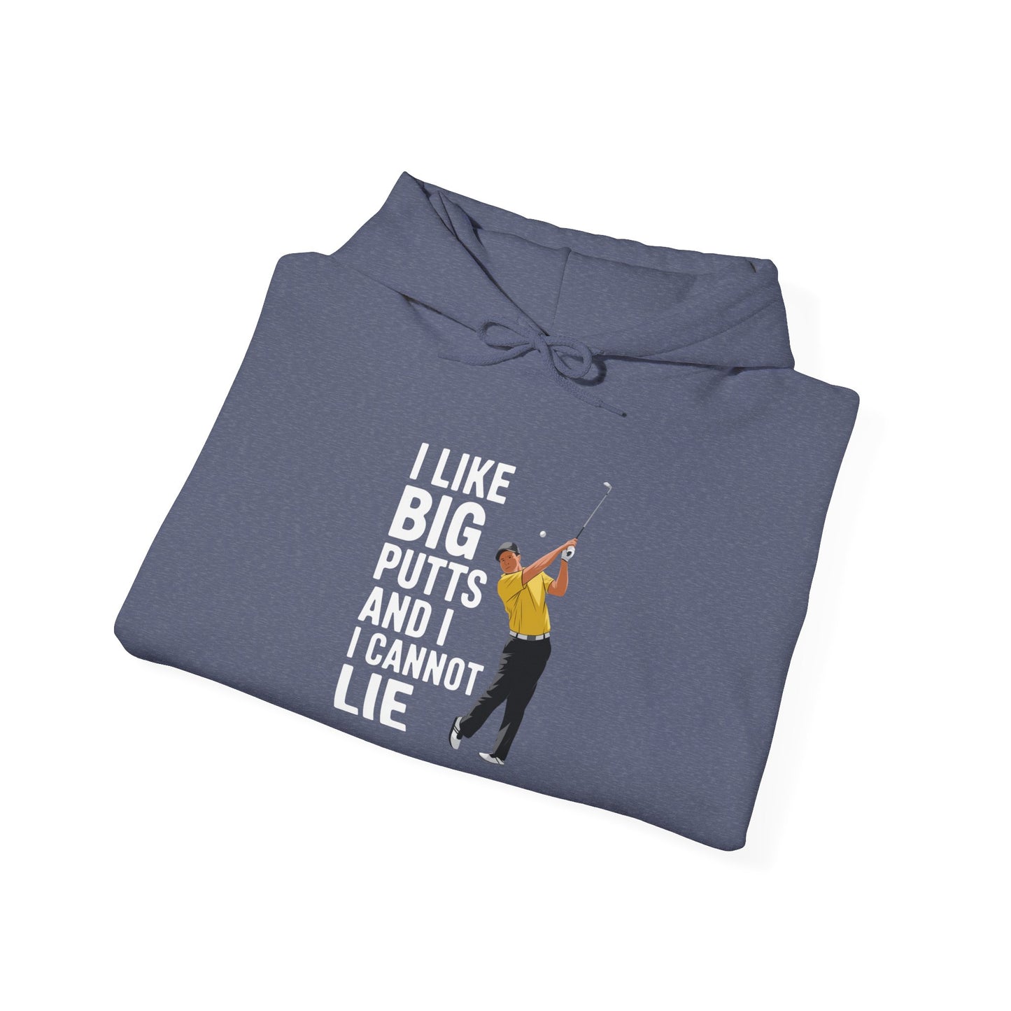 men & women golf sweatshirt: i like big putts and i cannot lie. unisex golf sweatshirt