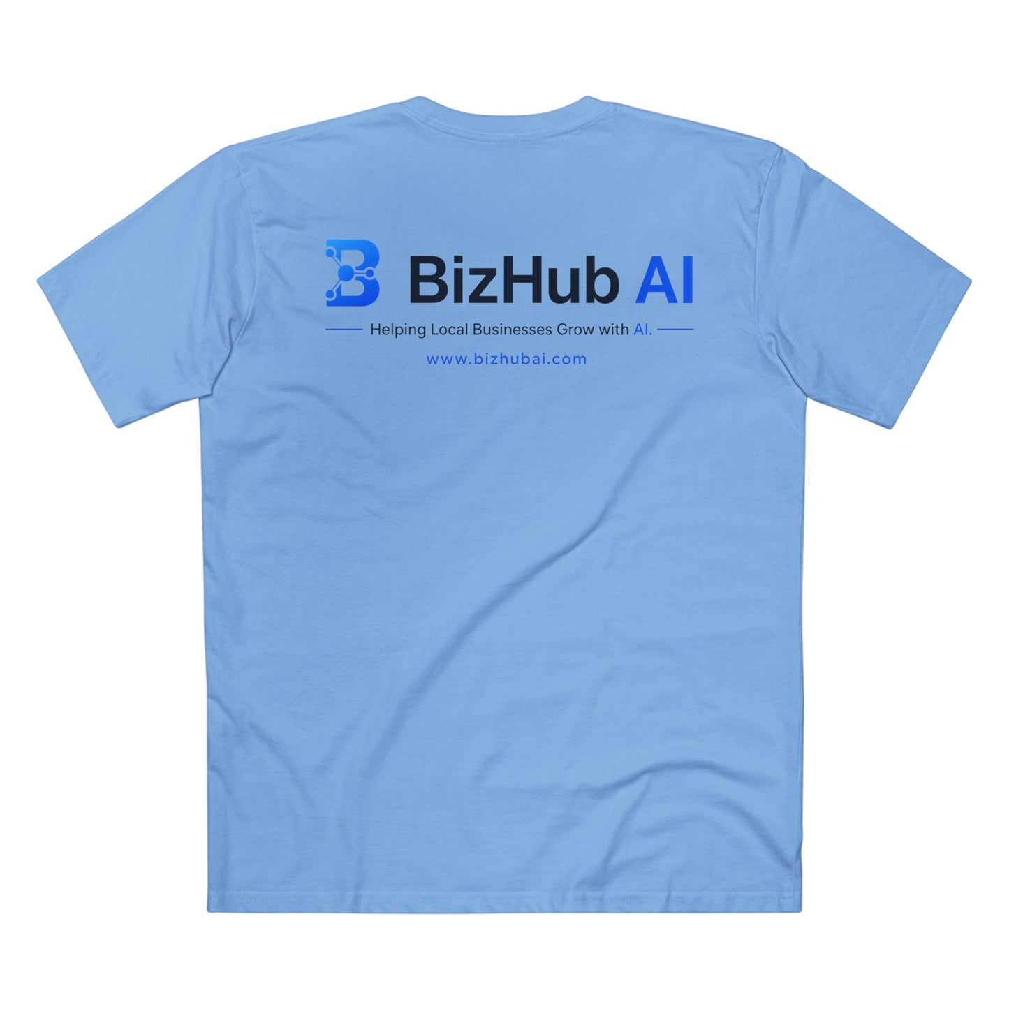 bizhub ai logo t‑shirt — tech company branded tee