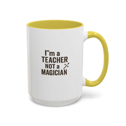 Colorful Teacher Mug - Perfect Gift for Educators. Teachers with Attitude.