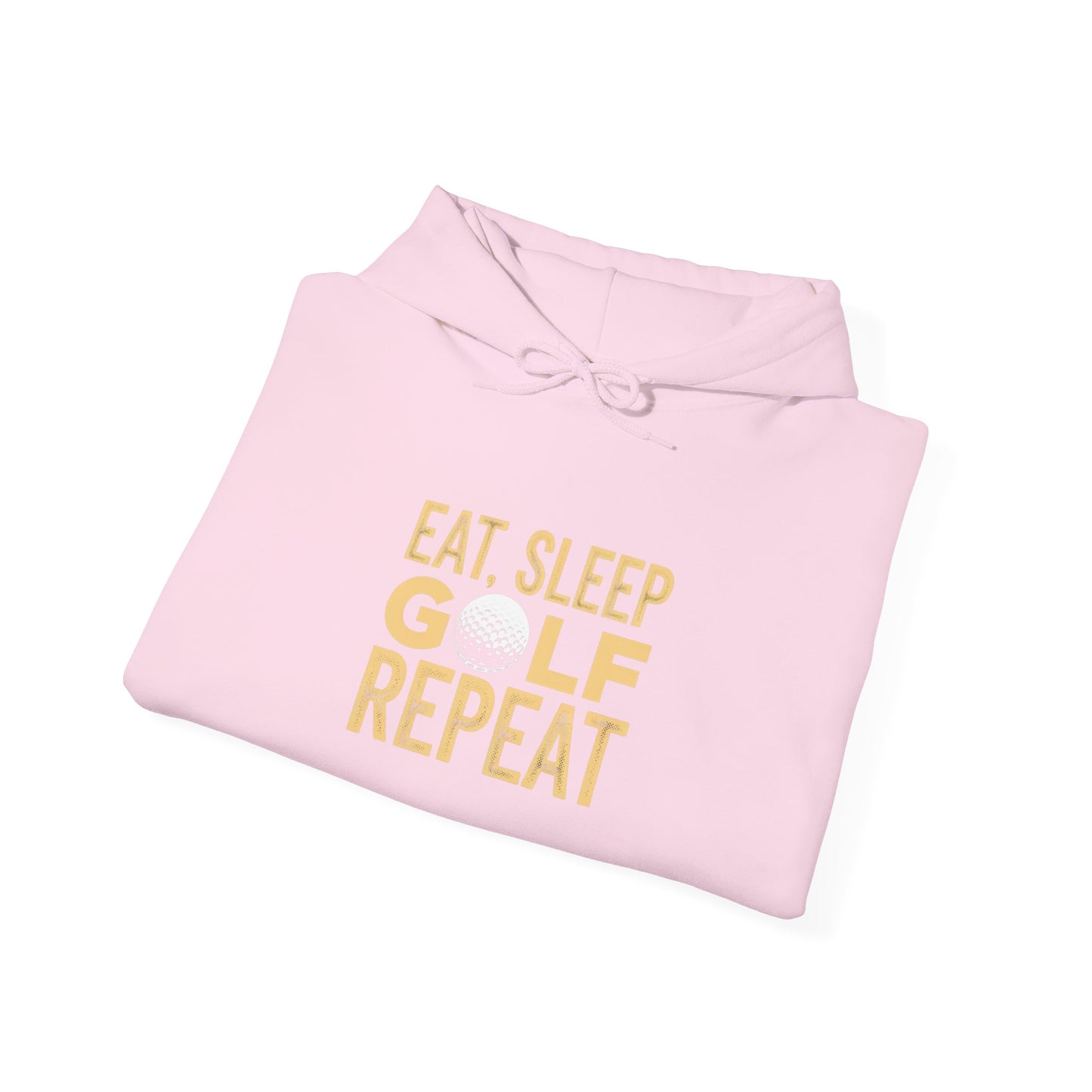 men & women golf sweatshirt: eat, sleep, golf, repeat. unisex golf sweatshirt: