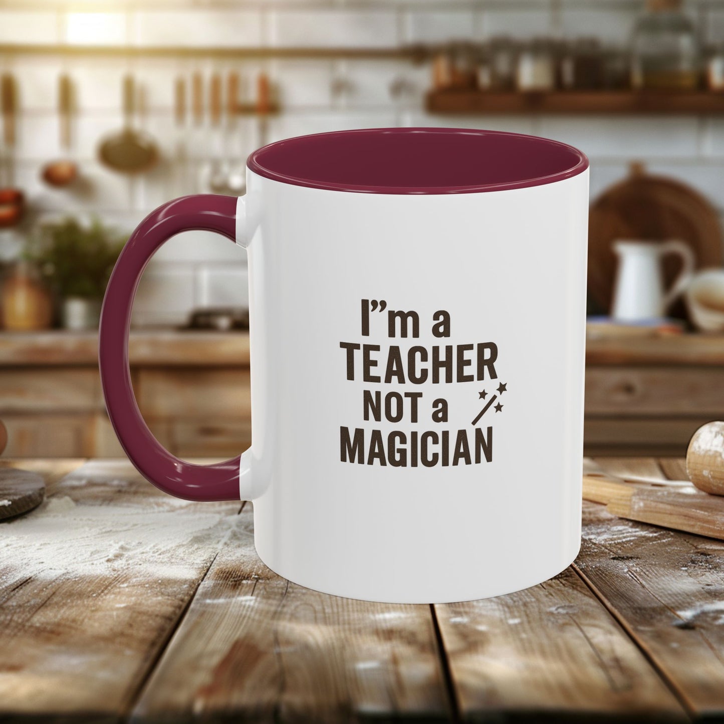 colorful teacher mug - perfect gift for educators. teachers with attitude.