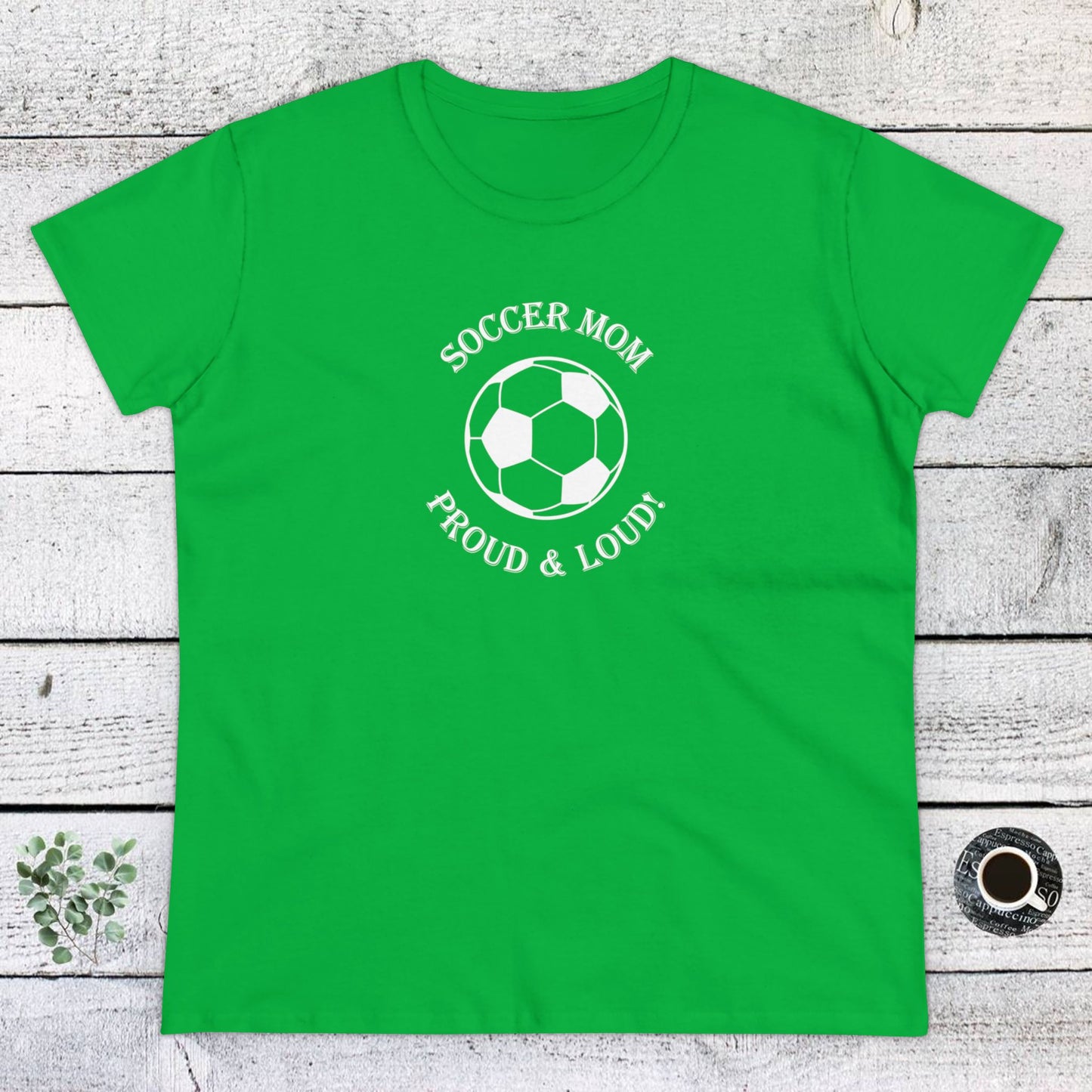 womens t-shirt - soccer mom