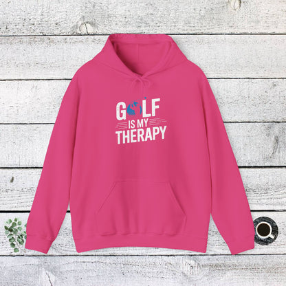 Men & Women Golf Sweatshirt: Golf is my Therapy(2): Unisex Sweatshirt: