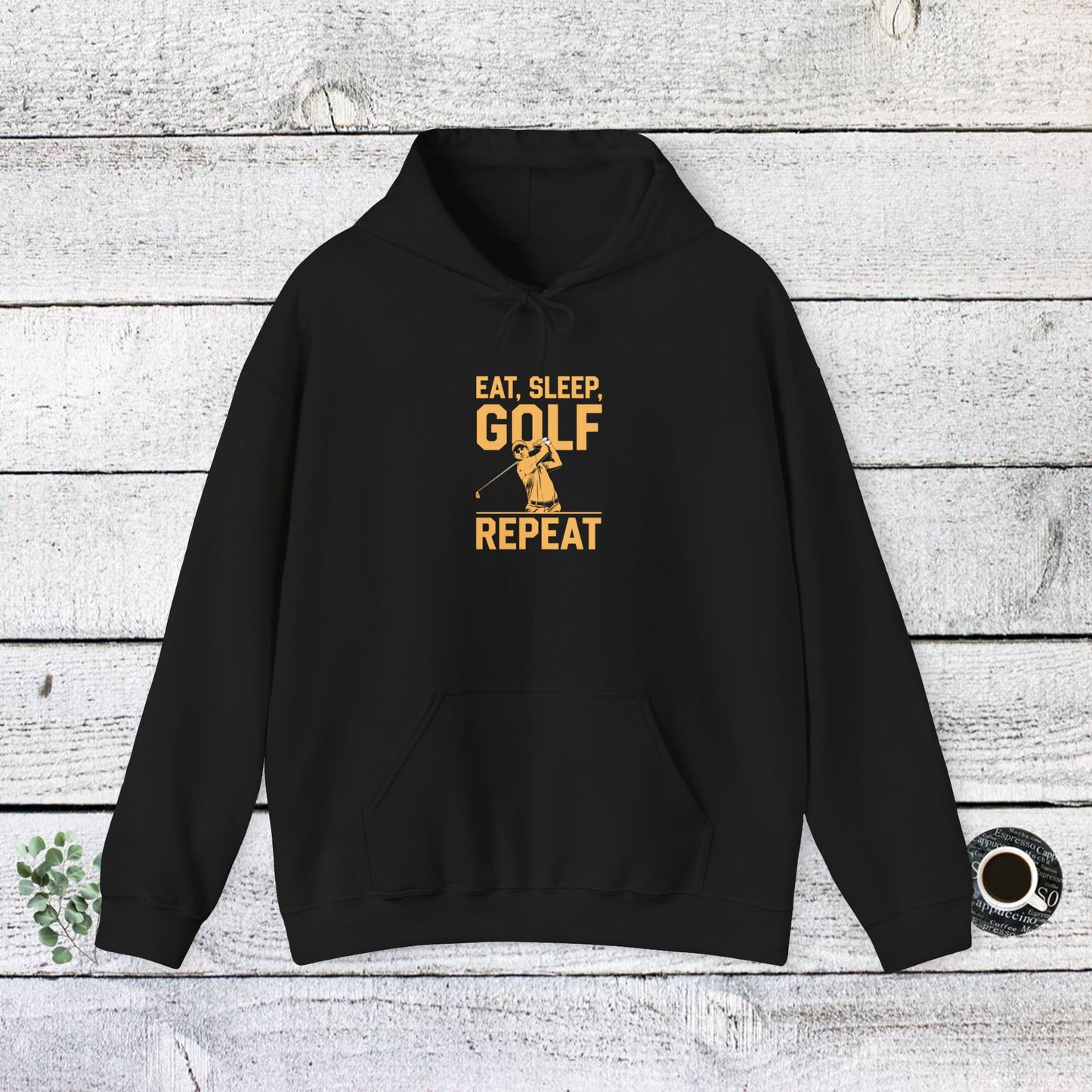 men & women golf sweatshirt: eat, sleep, golf repeat. unisex golf sweatshirt: