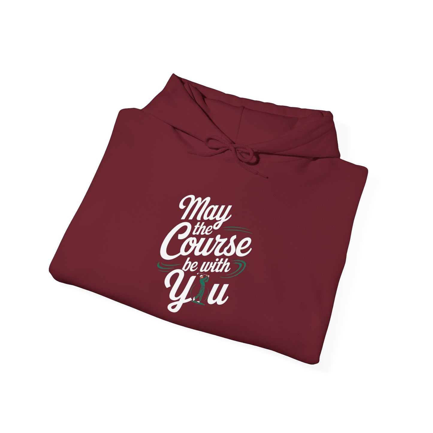 men & women golf sweatshirt: may the course be with you. unisex sweatshirt.