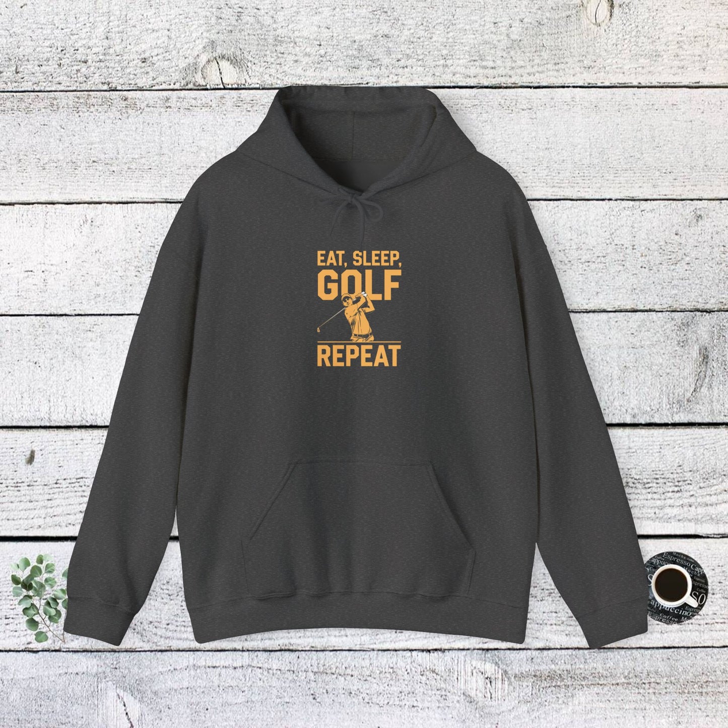 men & women golf sweatshirt: eat, sleep, golf repeat. unisex golf sweatshirt: