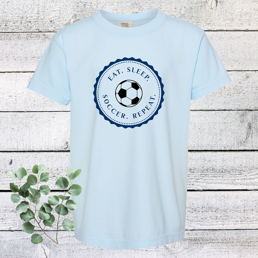 Youth T-Shirt - Soccer. Repeat.