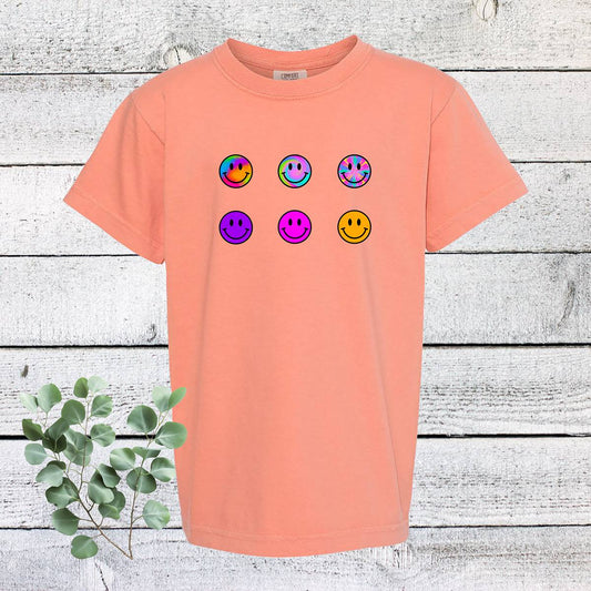 Youth T-Shirt - Smiley Faces