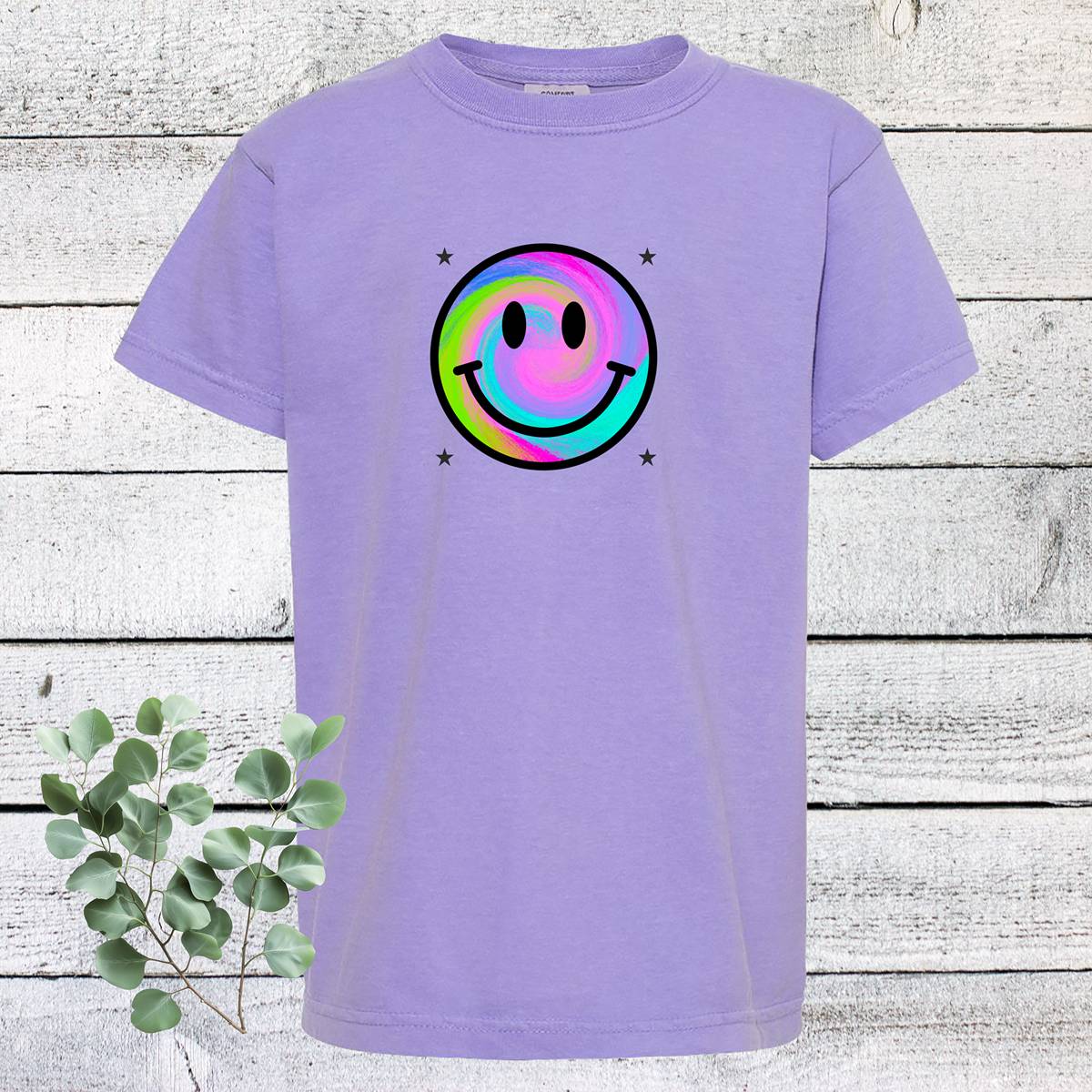 youth t-shirt - smiley face